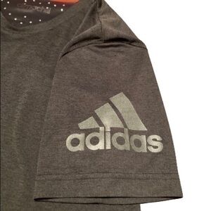 ADIDAS Men T-Shirt, Gray, Size Smalll